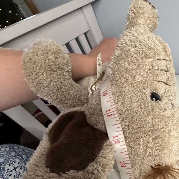 Kellytoy Brown Tan Elephant Love Heart Plush Soft Toy Stuffed 11" 2017 Animal - Picture 4 of 4